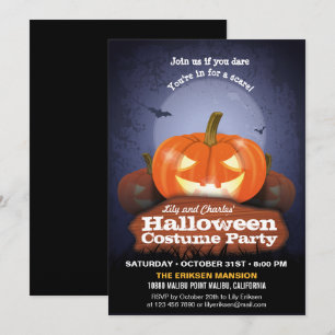 Halloween Pumpkins Party Invitation