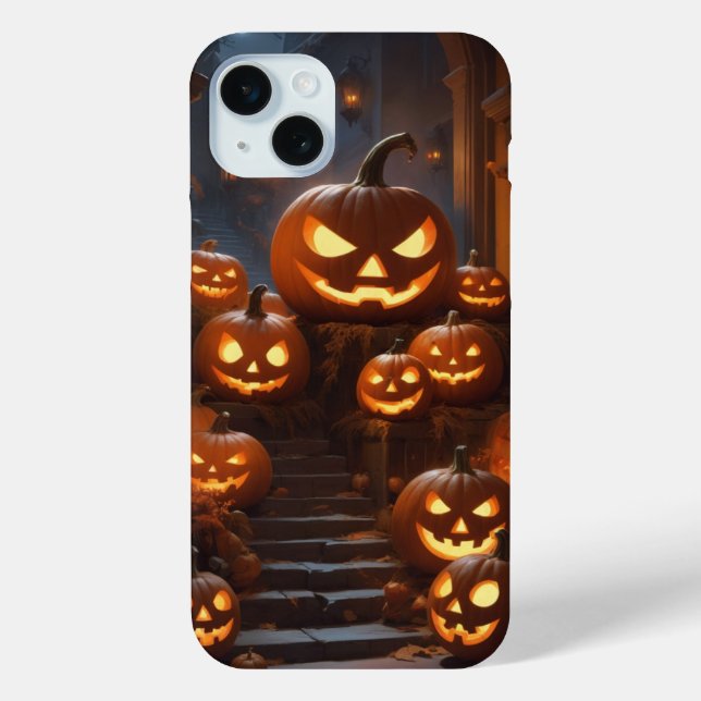 Halloween pumpkins phone cases (Back)