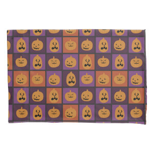 Halloween pumpkins pillowcase