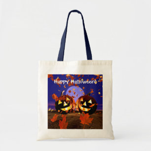 Halloween Pumpkins Playing Tote Bag