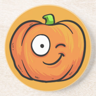 Halloween Pumpkins sandstone coaster 2 a