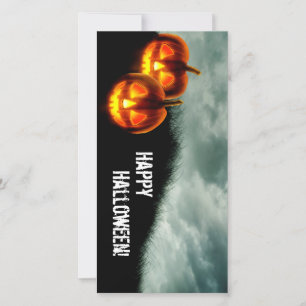 Halloween Pumpkins- Scary Greeting Card