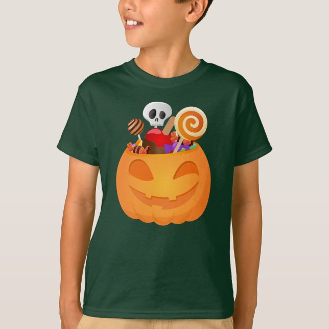 Halloween Pumpkins T-Shirt (Front)