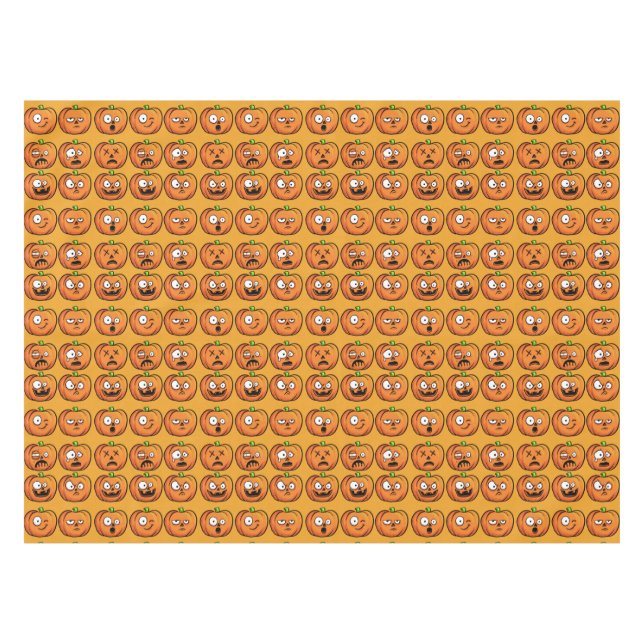 Halloween Pumpkins table cloths (Front (Horizontal))