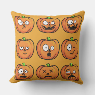 Halloween Pumpkins throw pillows