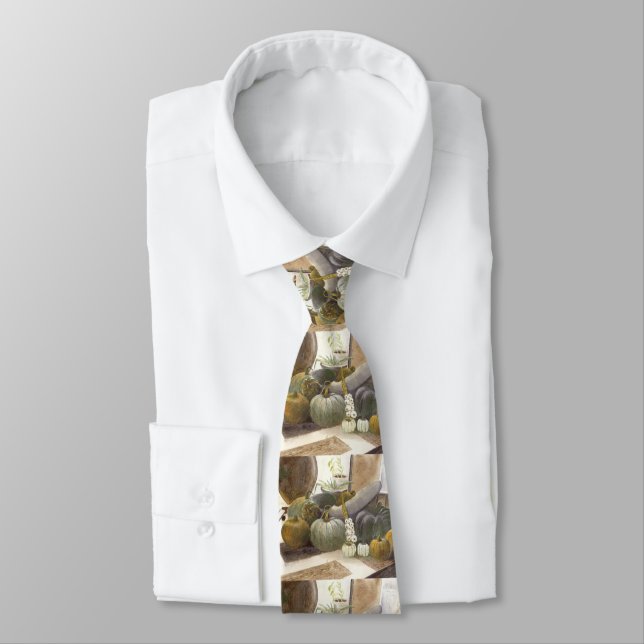 Halloween Pumpkins Tie (Tied)