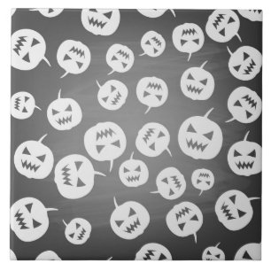Halloween pumpkins tile