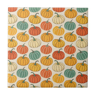 Halloween Pumpkins Tile