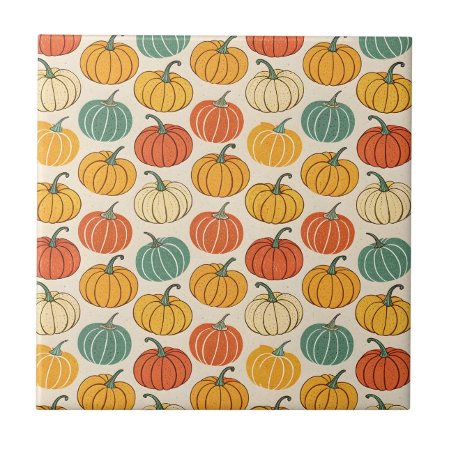 Halloween Pumpkins Tile (Front)