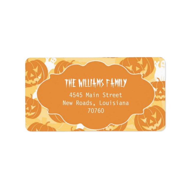 Halloween Pumpkins (Today's Best Award) Label (Front)