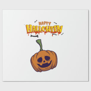 Halloween Pumpkins Wrapping Paper