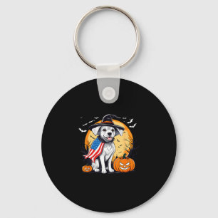 Halloween puppy keychain