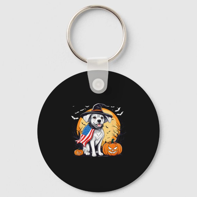Halloween puppy  keychain (Front)
