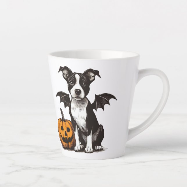 Halloween Puppy Latte Mug (Right)