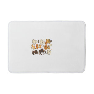 Halloween Puppy Love � Kawaii Dog Art Classic T-Sh Bath Mat