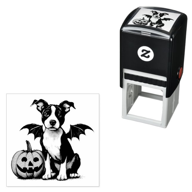 Halloween Puppy Self-inking Stamp (In Situ)