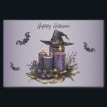 Halloween Purple Candles Bats Spooky Scary Tissue Paper<br><div class="desc">Halloween Purple Candles Bats Spooky Scary Tissue Paper. Unique,  beautiful,  stylish design. Easy to be personalized. Font style,  size and colours can be changed. Matching items are available.</div>