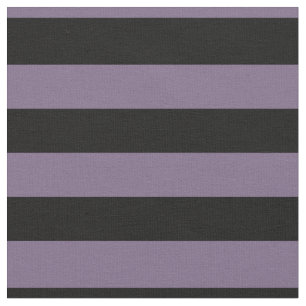 Halloween Purple et Black Bold Stripes tissu