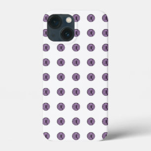 Halloween Purple Polka Dot Eyes iPhone 13 Mini Case