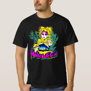 Halloween Purple Resurrection Lady Zombie Mummy T-Shirt