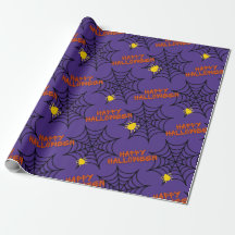 Halloween Purple Spider Web