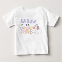 Halloween Purple Spooky One Halloween 1st Birthday