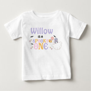 Halloween Purple Spooky One Halloween 1st Birthday Baby T-Shirt
