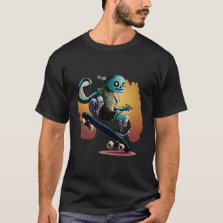 Halloween Python Slithering Into Spooky Night T-Shirt