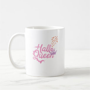 Halloween Queen, Halloqueen, Retro Halloween Art Coffee Mug