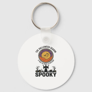 Halloween Queen Little Miss Retro Witch_1 Keychain