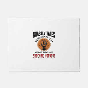 Halloween Quote Become Anything Scary Vintage_1 Doormat