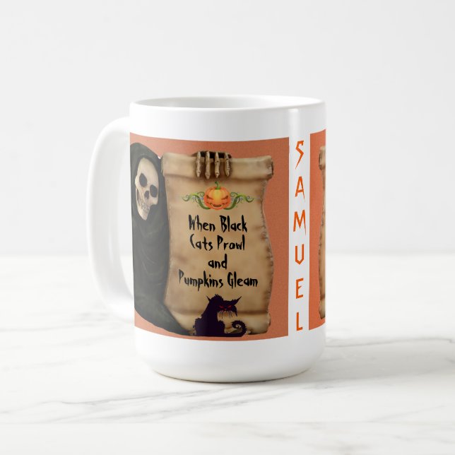 Halloween Quote Coffee Mug (Front Left)