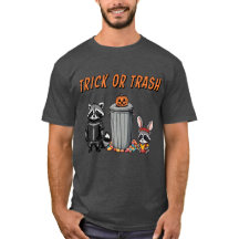 Halloween Raccoon Siblings - Trick or Trash