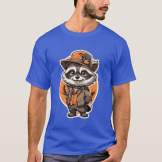 Halloween raccoon vintage T-Shirt