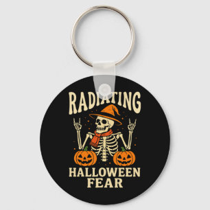 Halloween Radiology Nurse Keychain