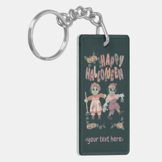 Halloween Rag Doll Zombies (1) - Keychain