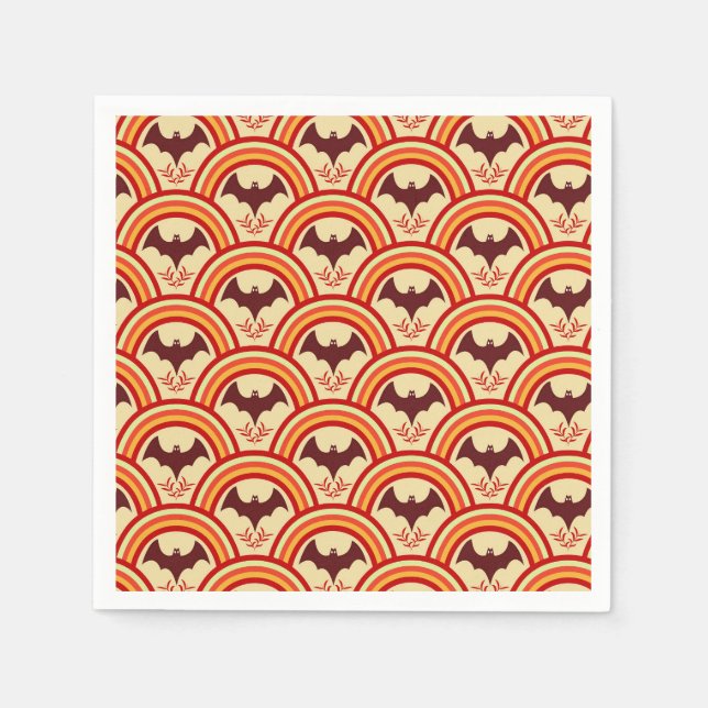 Halloween Rainbow Napkin (Front)