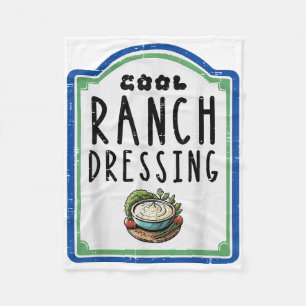 Halloween Ranch Dressing Funny Food Costume Men Wo Fleece Blanket