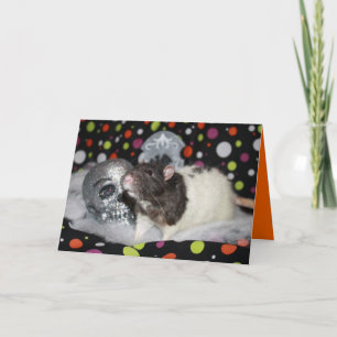 Halloween Rattie - card