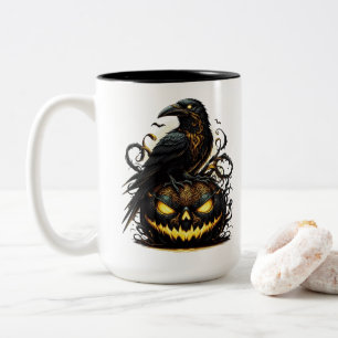 Halloween Raven Coffee Mug