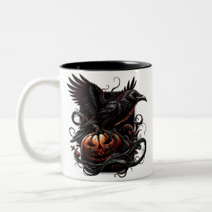 Halloween Raven Coffee Mug