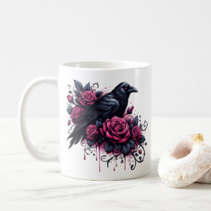 Halloween Raven Coffee Mug