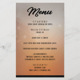 Halloween Ravens Matching Menu