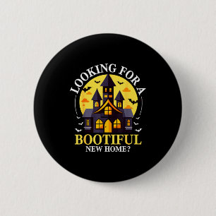 Halloween Real Estate Agent Funny Realtor Bootiful 2 Inch Round Button