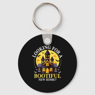 Halloween Real Estate Agent Funny Realtor Bootiful Keychain