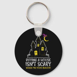 Halloween Realtor Buying House Isnt Scary Costume Keychain