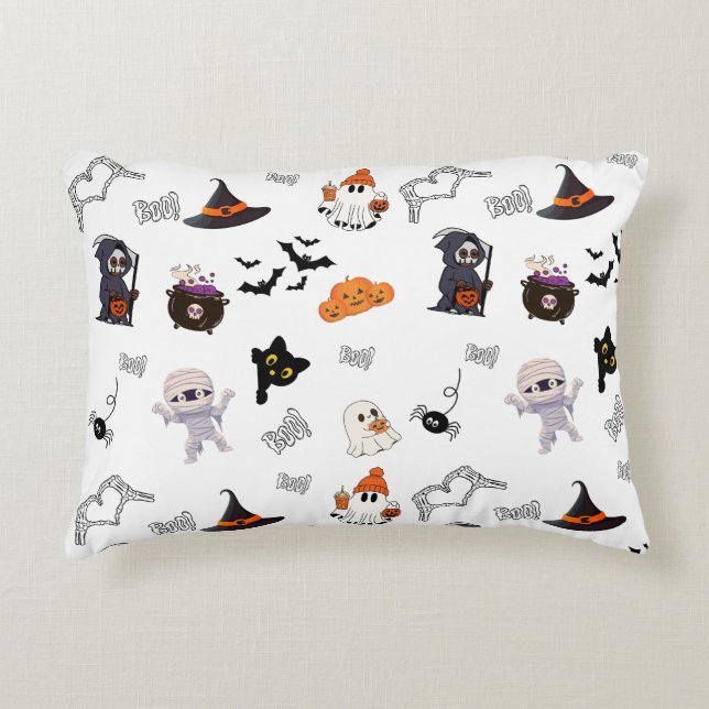 Halloween Rectangle Accent Pillow (Front)