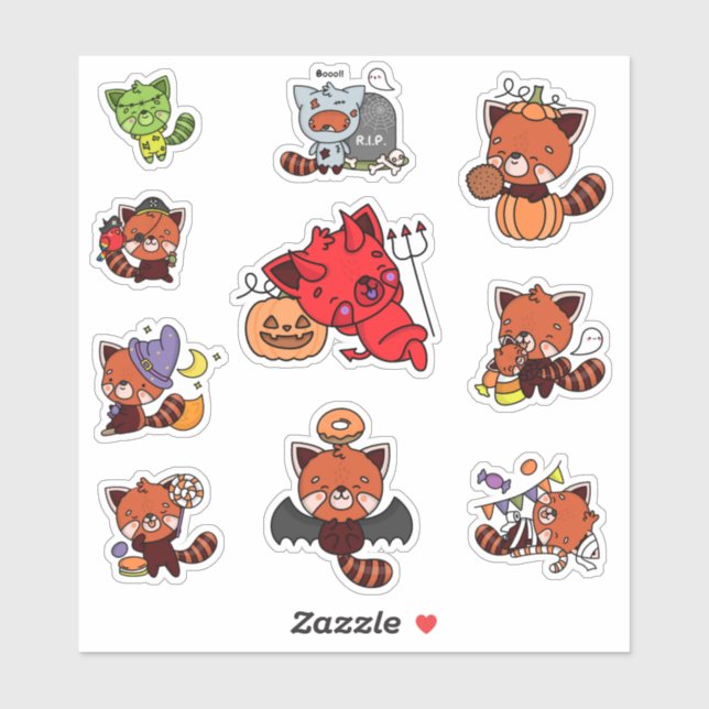 Halloween Red Panda (Sheet)