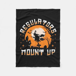 Halloween Regulators Mount Up Fleece Blanket