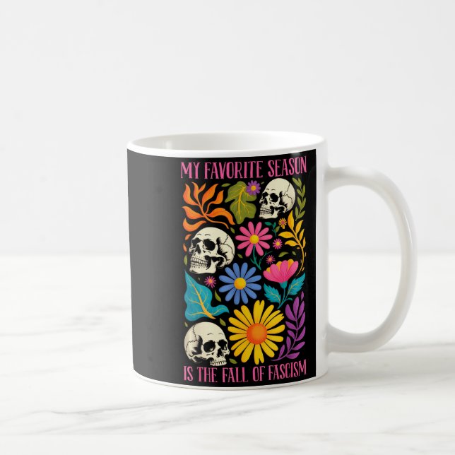 Halloween Retro My Favorite Season Is The Fall Of  Coffee Mug (Right)